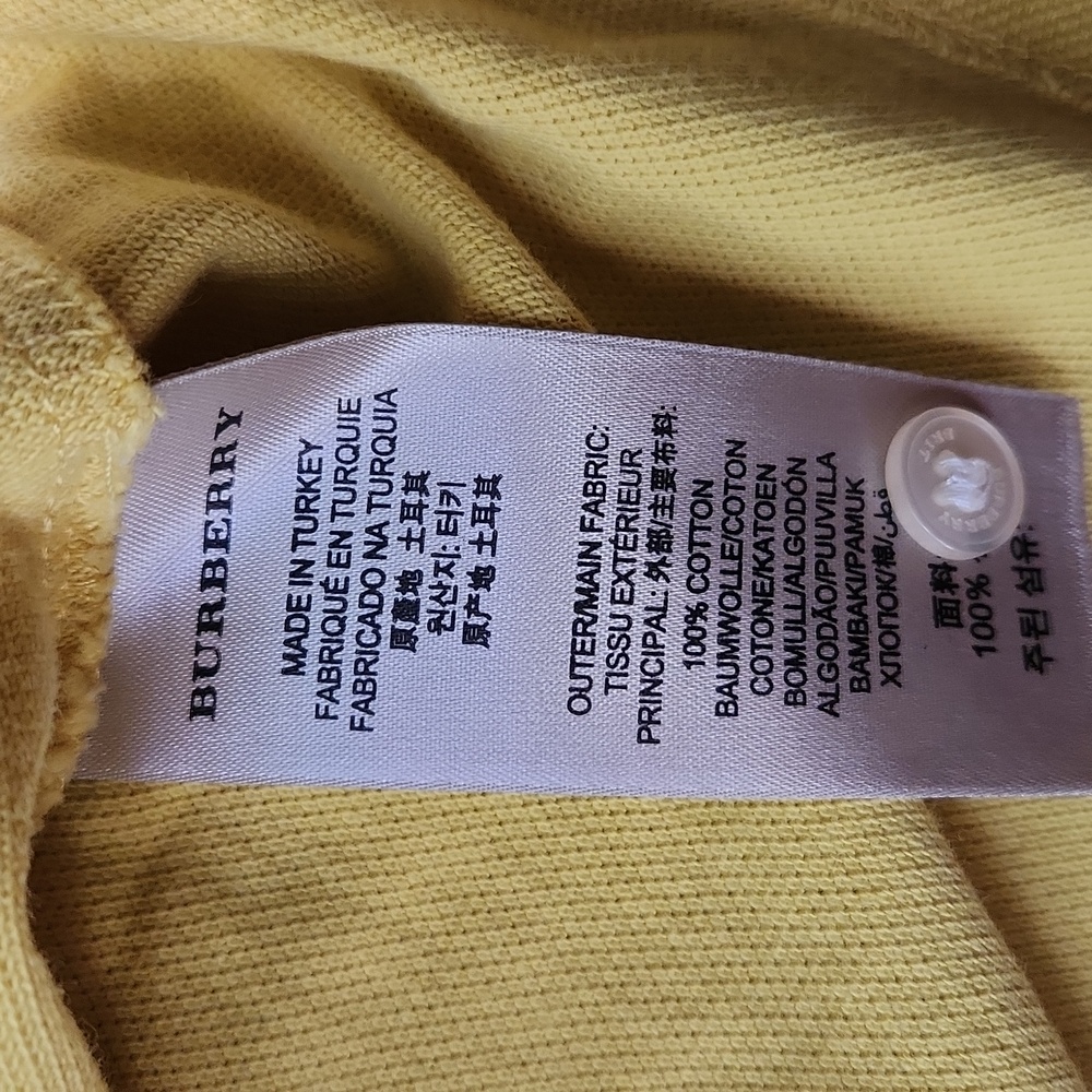 Burberry brit men's polo shirt size S 100% Cotton - Picture 7 of 10